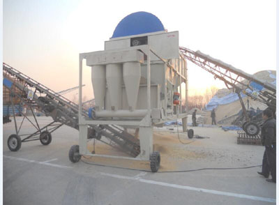 移動式大型圓筒清理篩