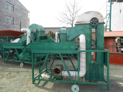 移動式旋風(fēng)式糧食清理篩